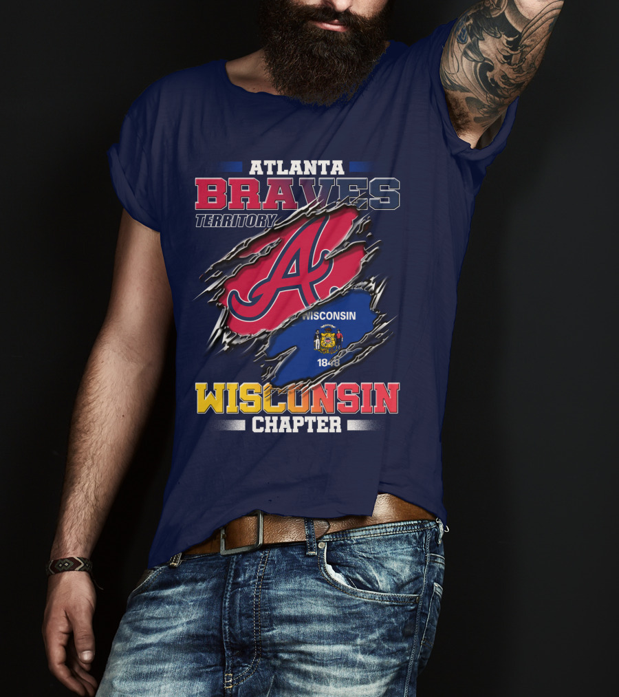 Atlanta Braves Territory Wisconsin Chapter 1848 T-Shirt