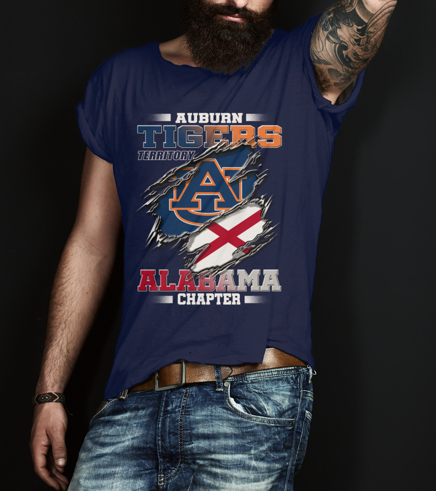 Auburn Tigers Territory Alabama Chapter T-Shirt