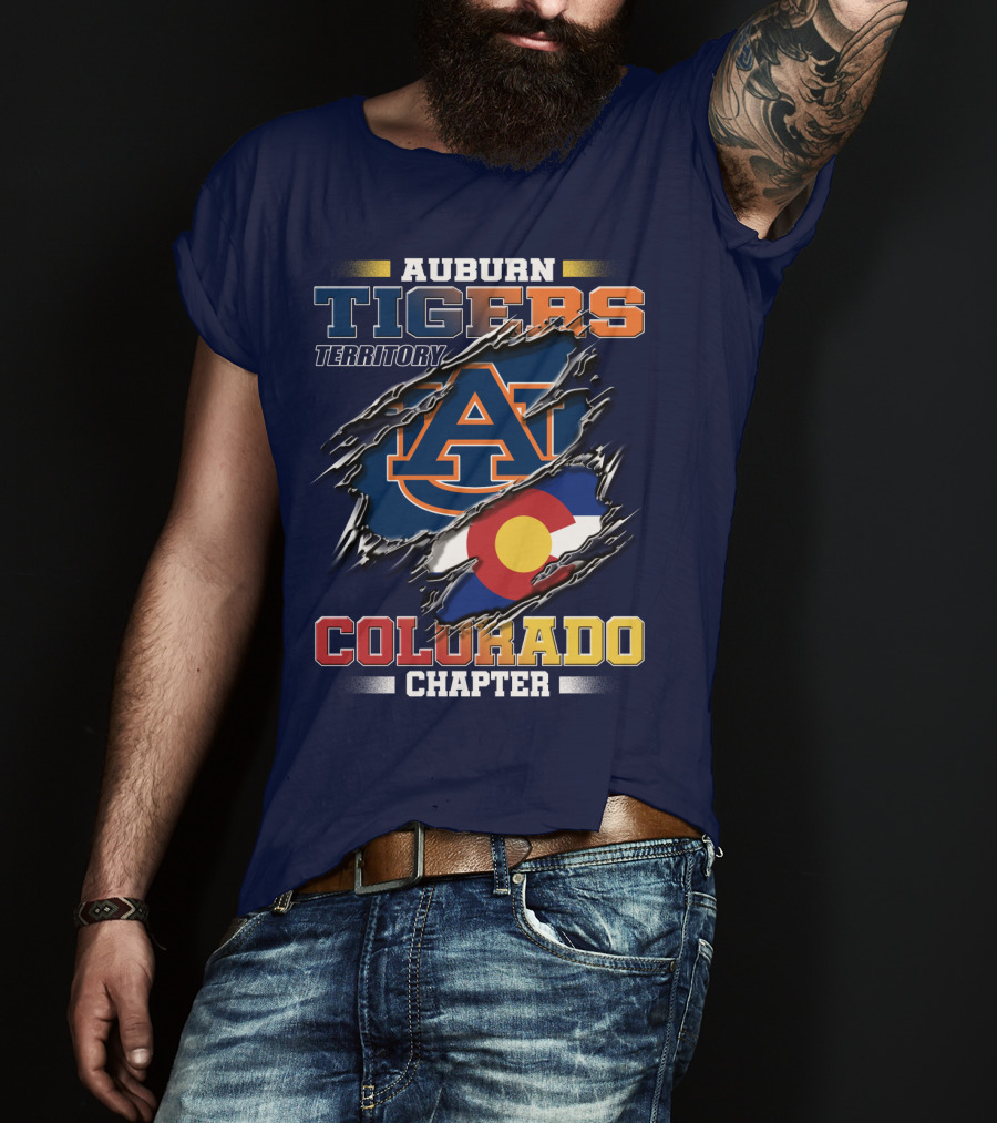 Auburn Tigers Territory Colorado Chapter T-Shirt