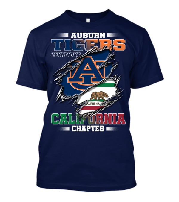 Auburn Tigers Territory California Chapter T-Shirt