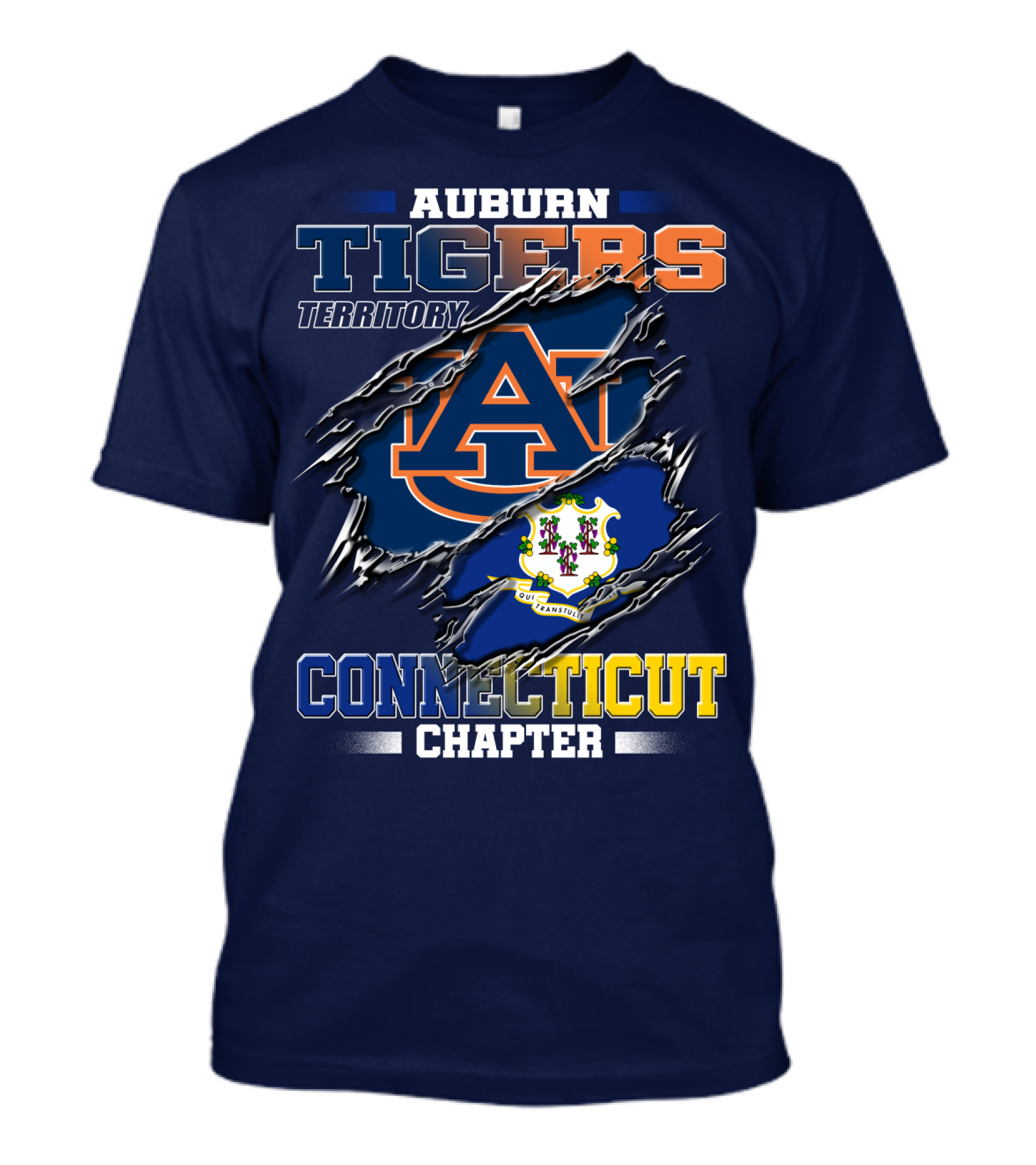 Auburn Tigers Territory Connecticut Chapter T-Shirt
