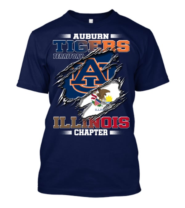 Auburn Tigers Territory Illinois Chapter T-Shirt