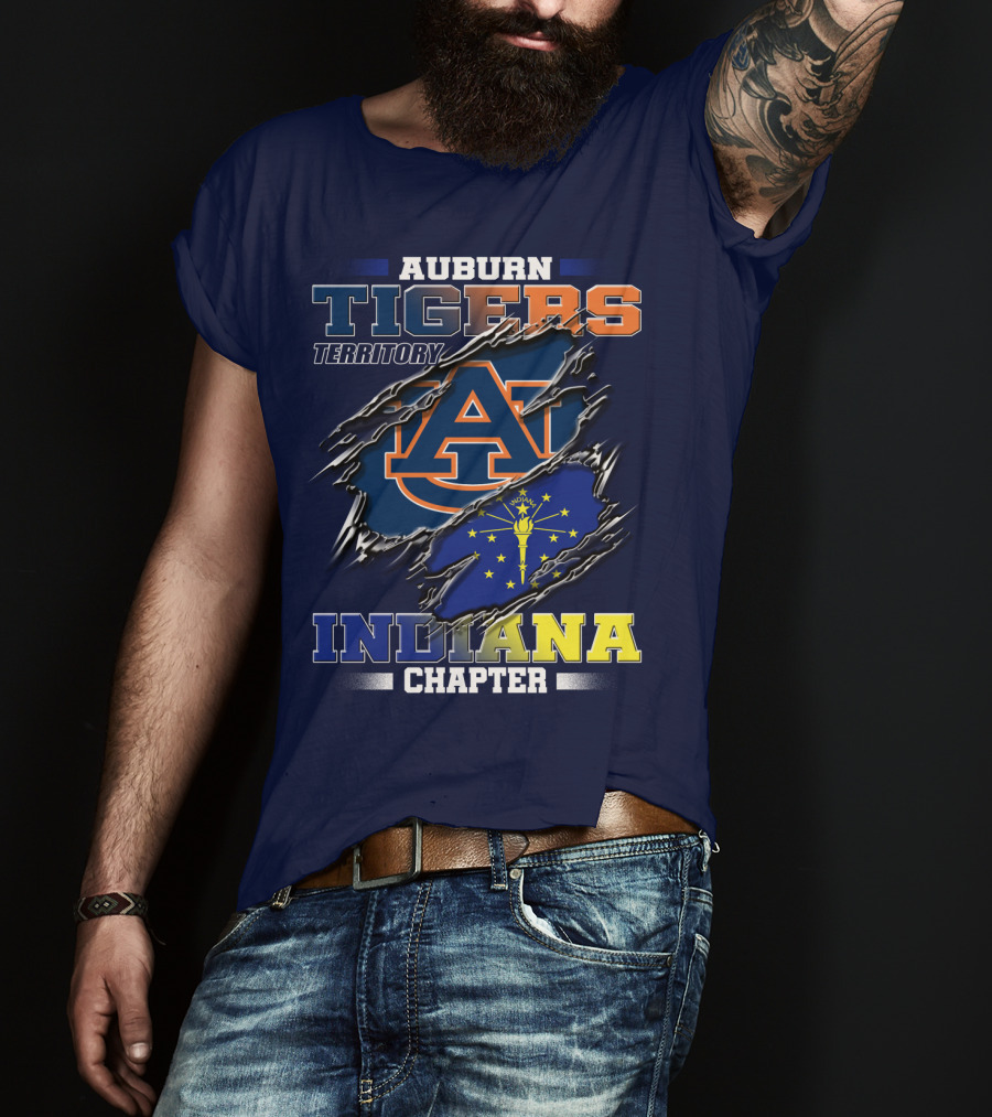 Auburn Tigers Territory Indiana Chapter T-Shirt