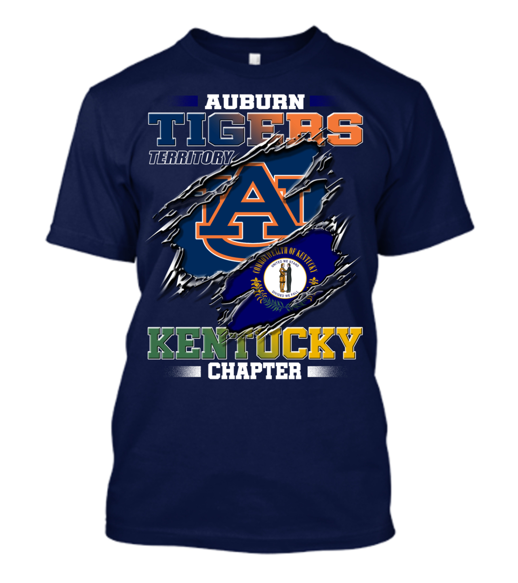 Auburn Tigers Territory Kentucky Chapter T-Shirt