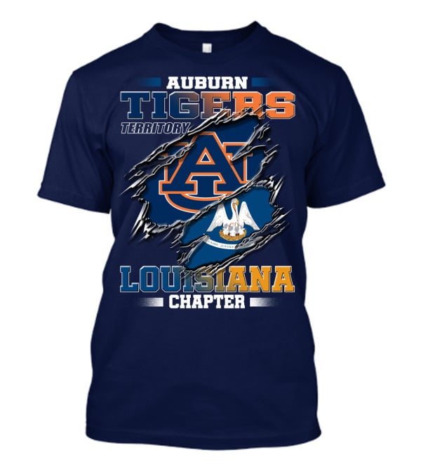 Auburn Tigers Territory Louisiana Chapter T-Shirt