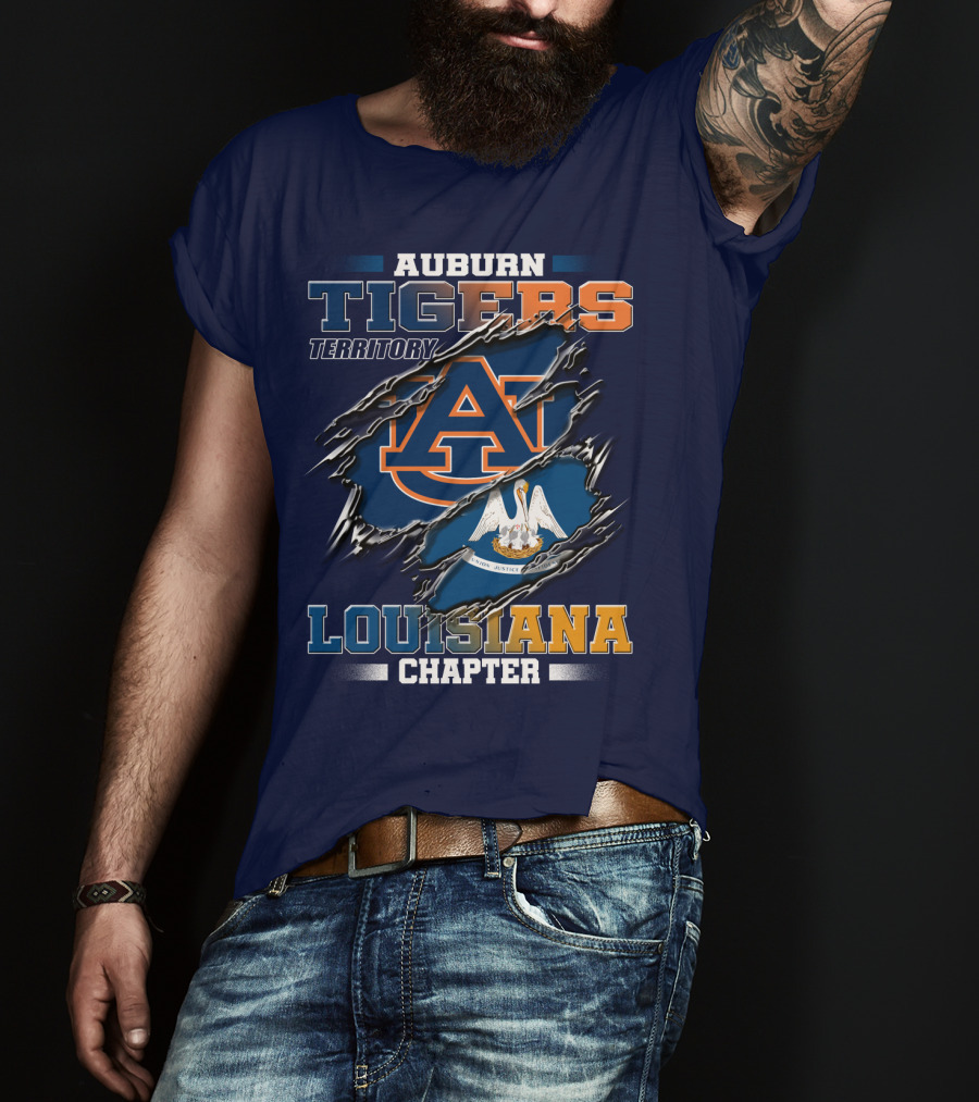 Auburn Tigers Territory Louisiana Chapter T-Shirt