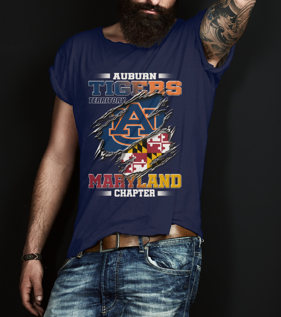 Auburn Tigers Territory Maryland Chapter T-Shirt