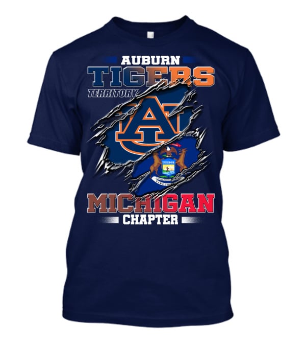 Auburn Tigers Territory Michigan Chapter T-Shirt