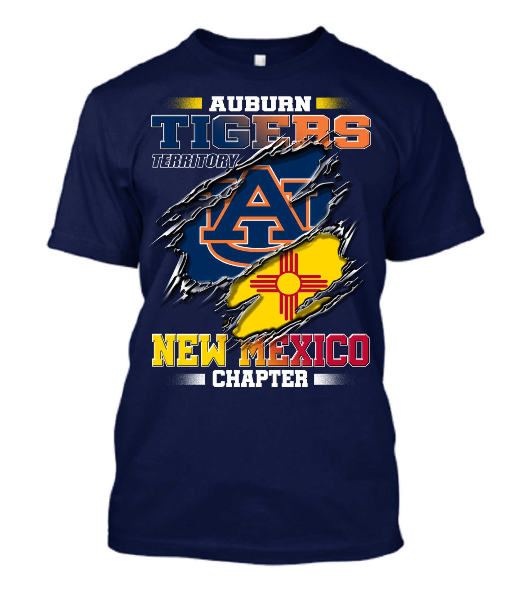 Auburn Tigers Territory New Mexico Chapter T-Shirt