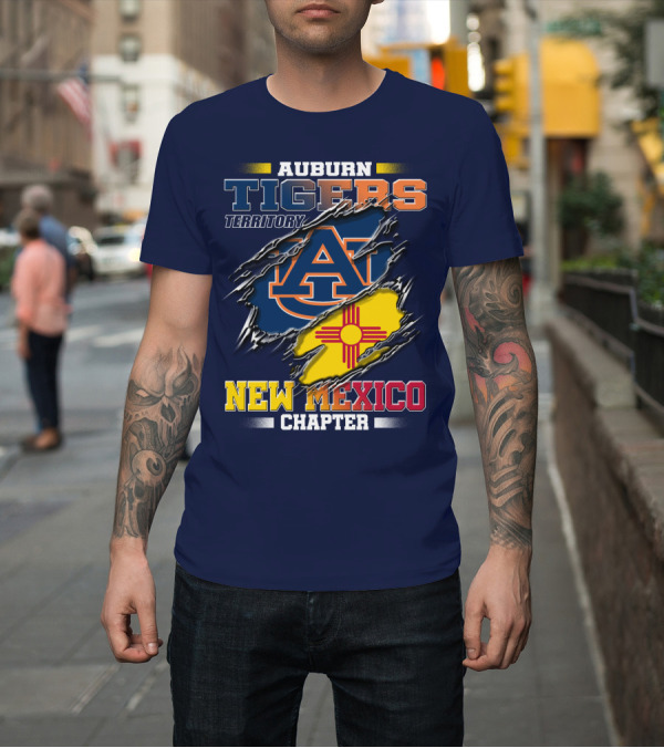 Shirt: Auburn Tigers Territory New Mexico Chapter T-Shirt Auburn Tigers Territory New Mexico Chapter T-Shirt
