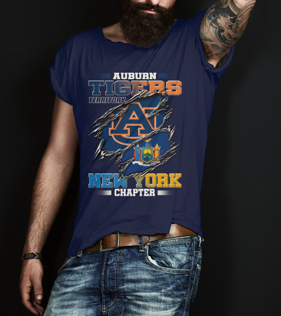 Auburn Tigers Territory New York Chapter T-Shirt