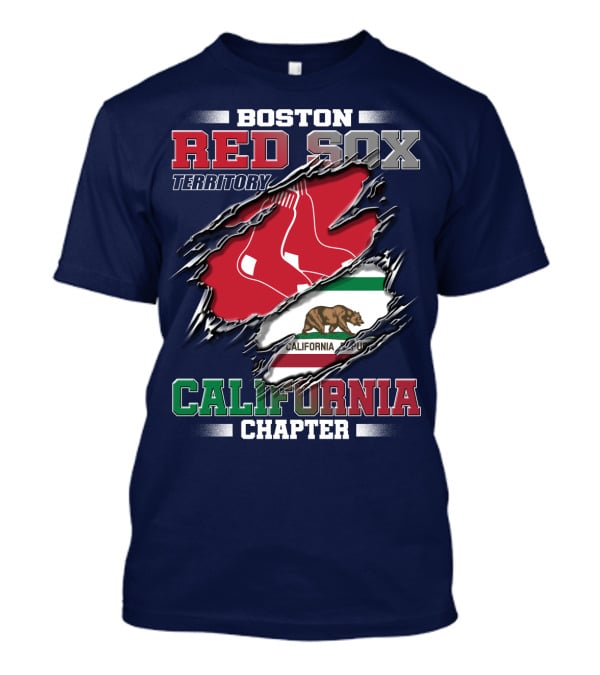Boston Red Sox Territory California Chapter T-Shirt