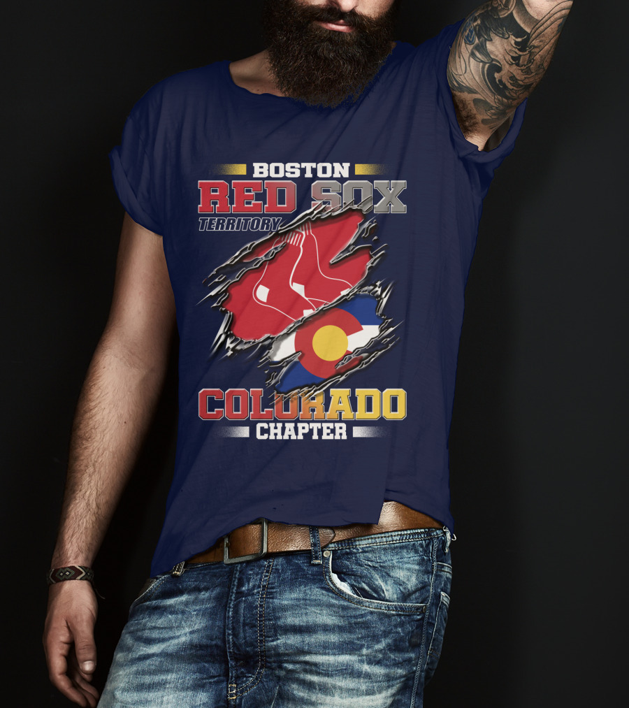 Boston Red Sox Territory Colorado Chapter T-Shirt