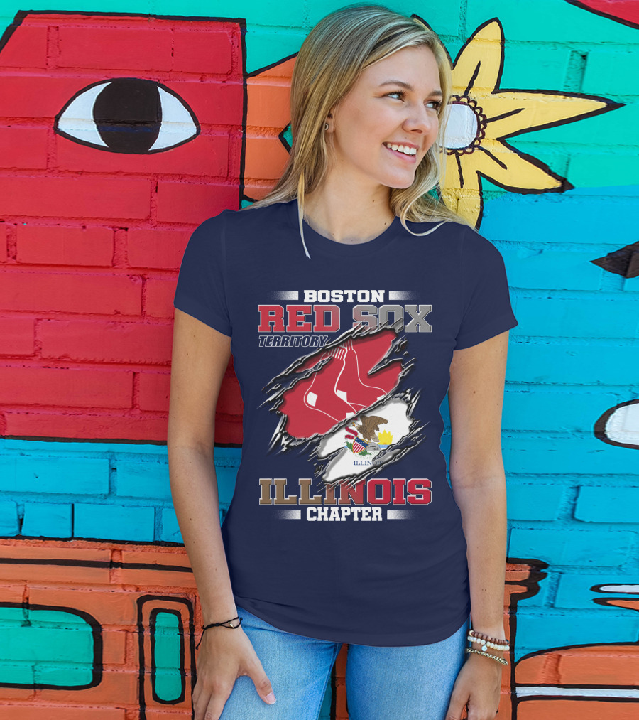 Boston Red Sox Territory Illinois Chapter T-Shirt