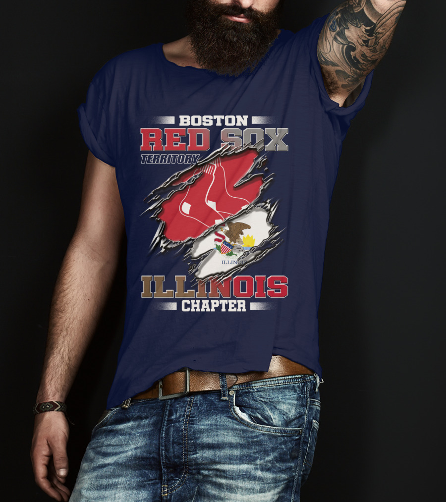 Boston Red Sox Territory Illinois Chapter T-Shirt