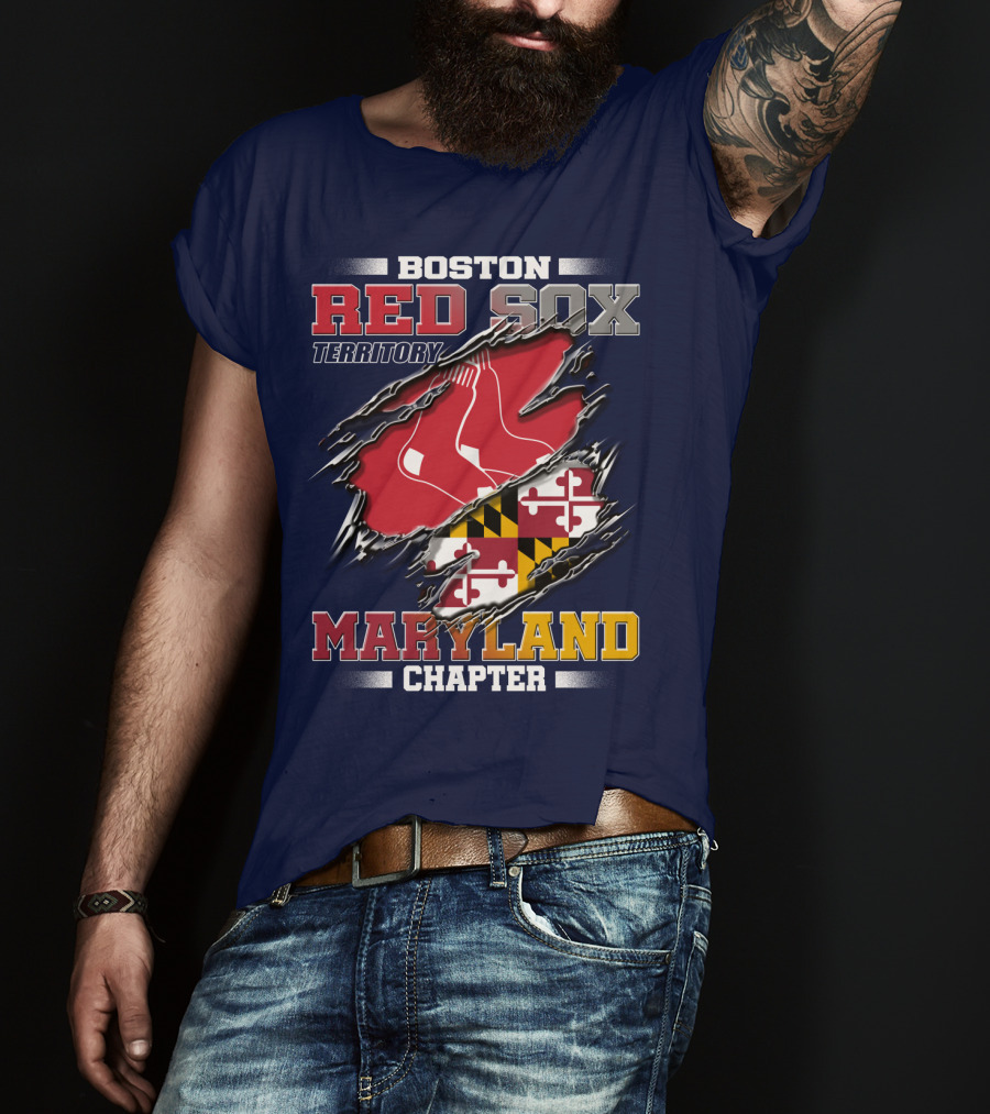 Boston Red Sox Territory Maryland Chapter T-Shirt