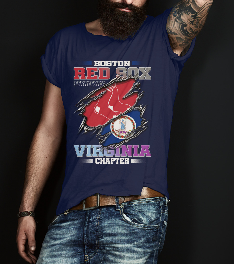 Boston Red Sox Territory Virginia Chapter T-Shirt