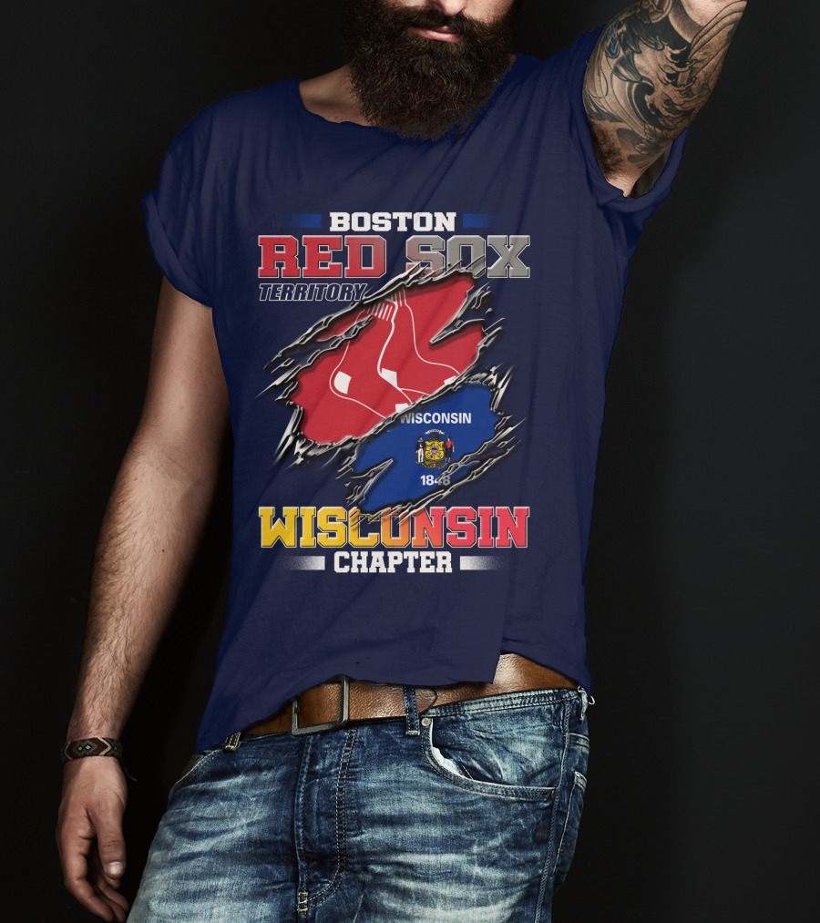 Boston Red Sox Territory Wisconsin Chapter 1848 T-Shirt