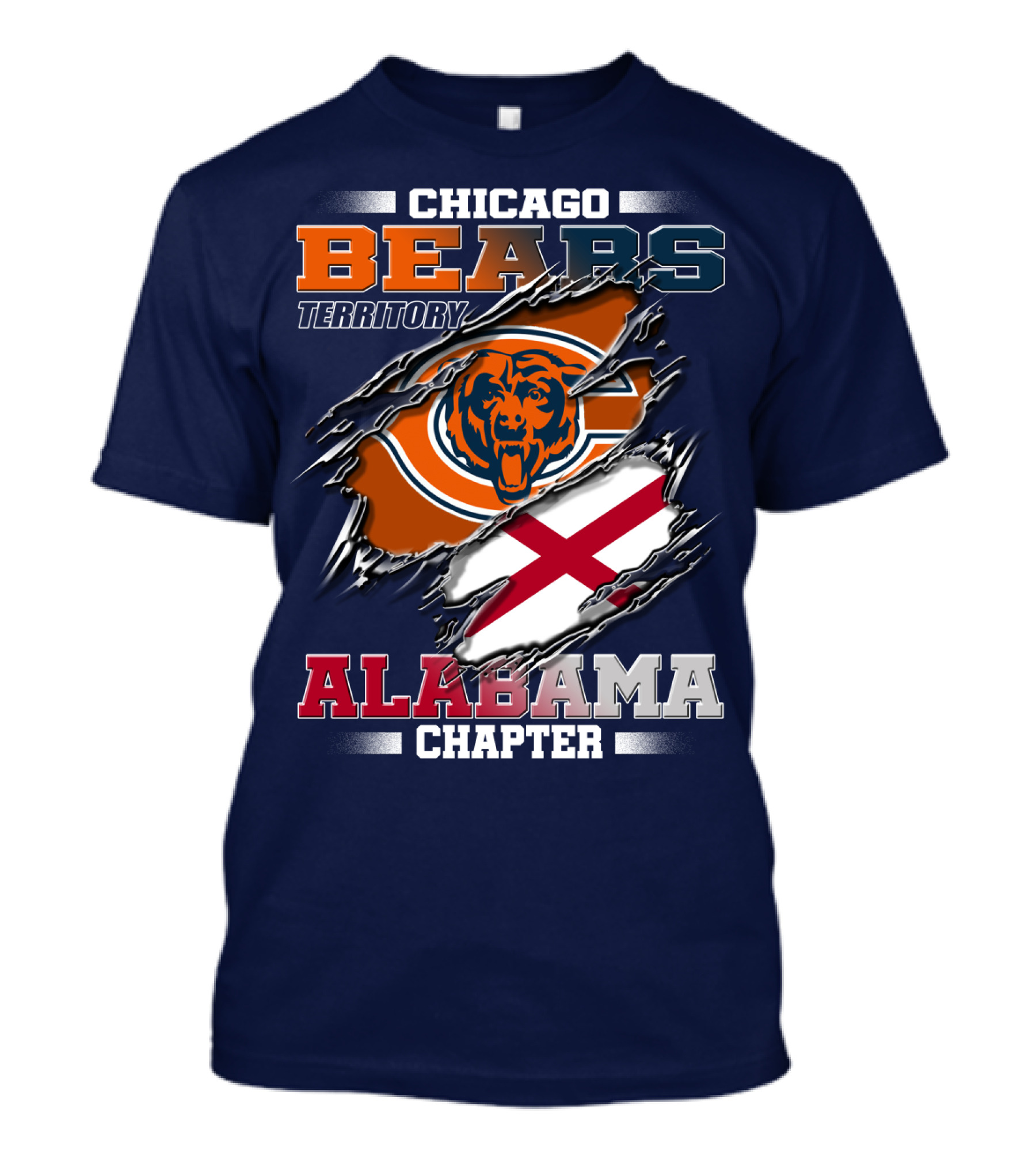 Chicago Bears Territory Alabama Chapter T-Shirt