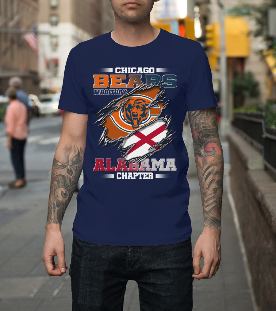Chicago Bears Territory Alabama Chapter T-Shirt