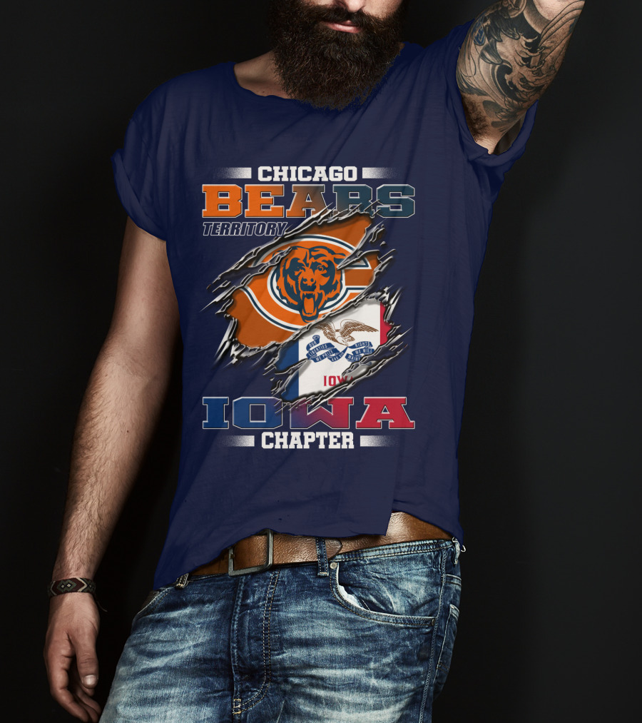Chicago Bears Territory Iowa Chapter T-Shirt