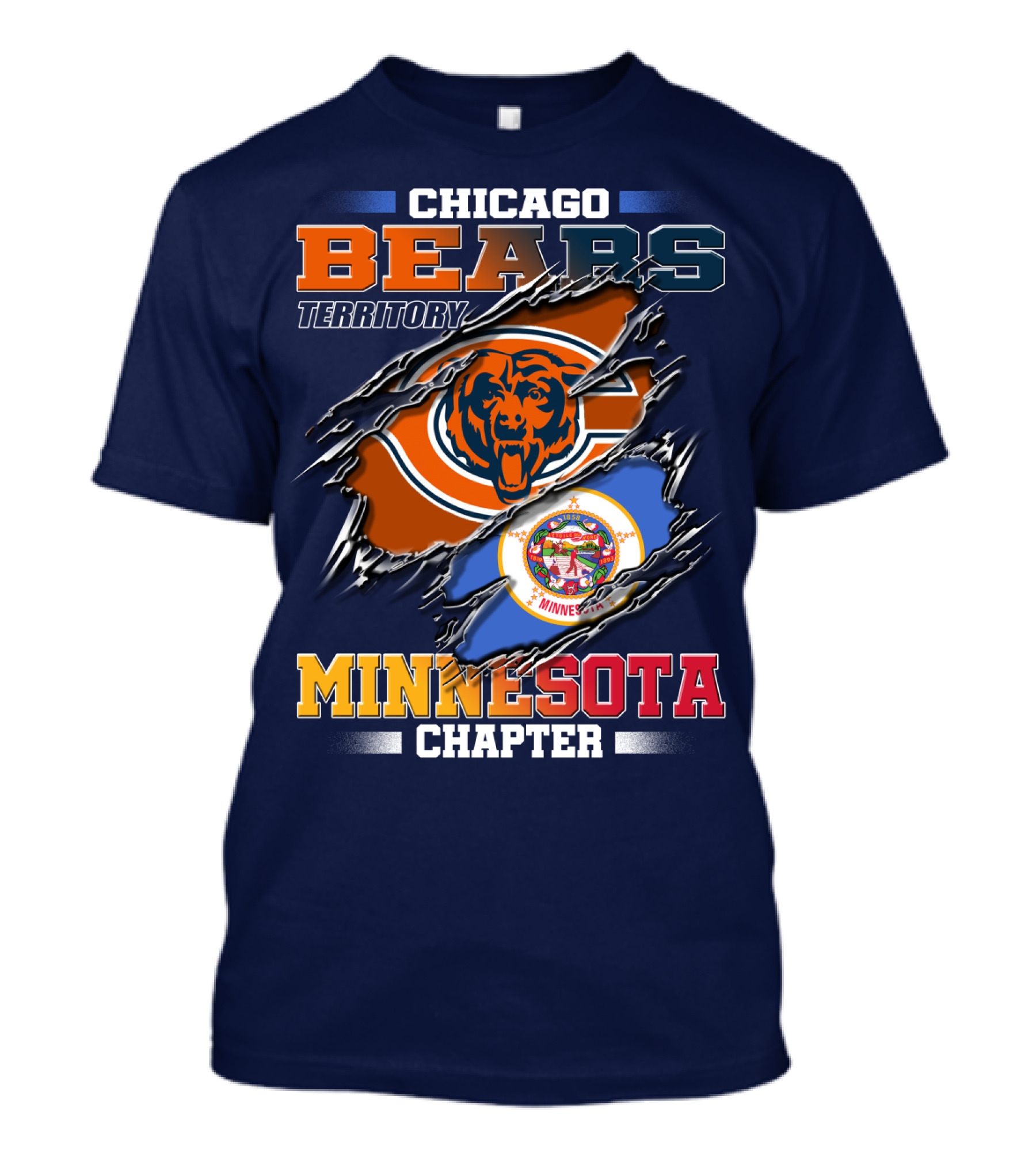 Chicago Bears Territory Minnesota Chapter T-Shirt