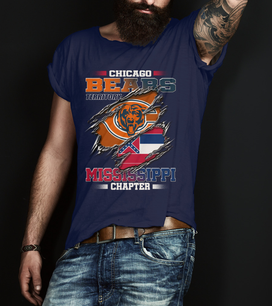 Chicago Bears Territory Mississippi Chapter T-Shirt