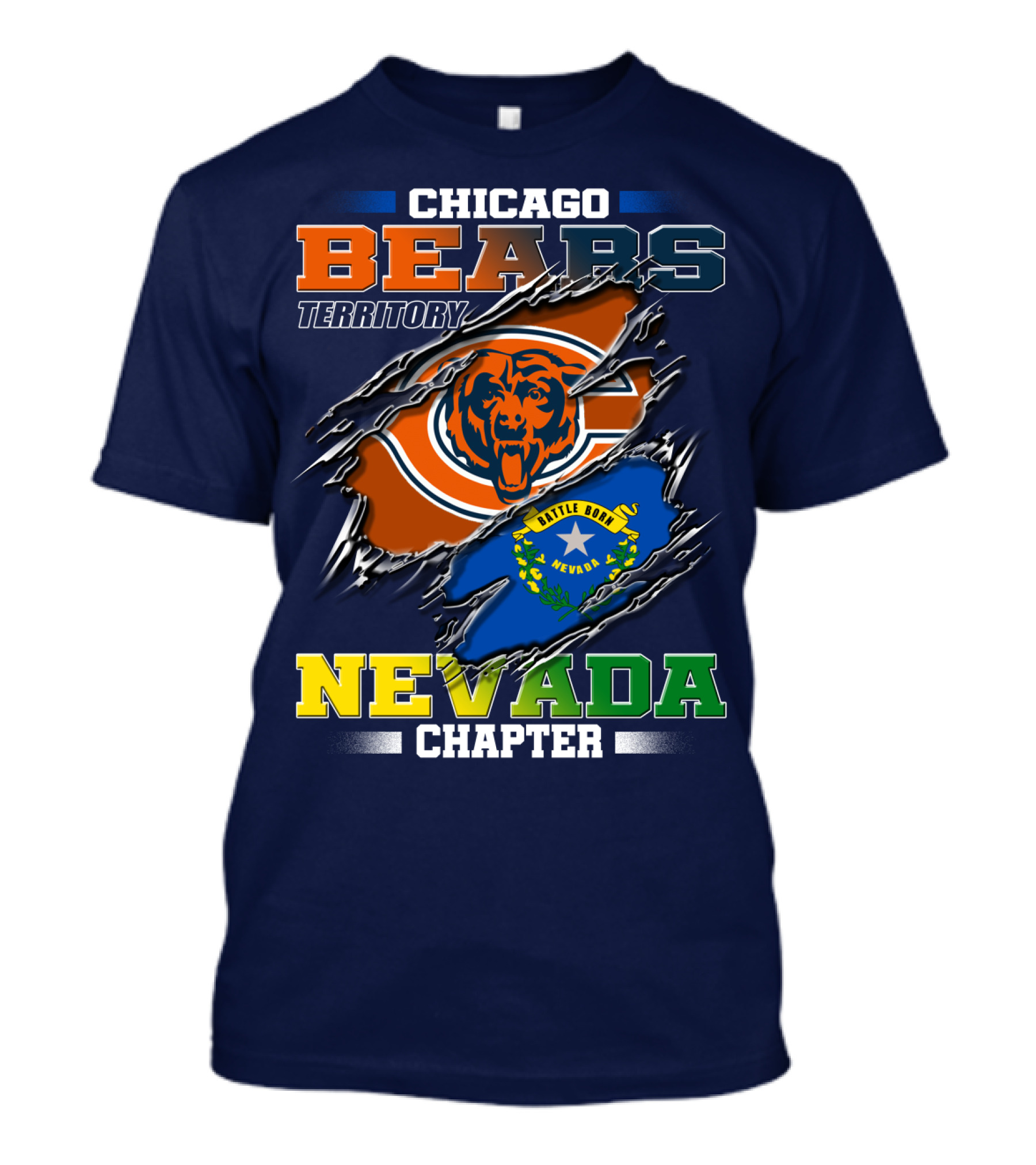 Chicago Bears Territory Nevada Chapter T-Shirt
