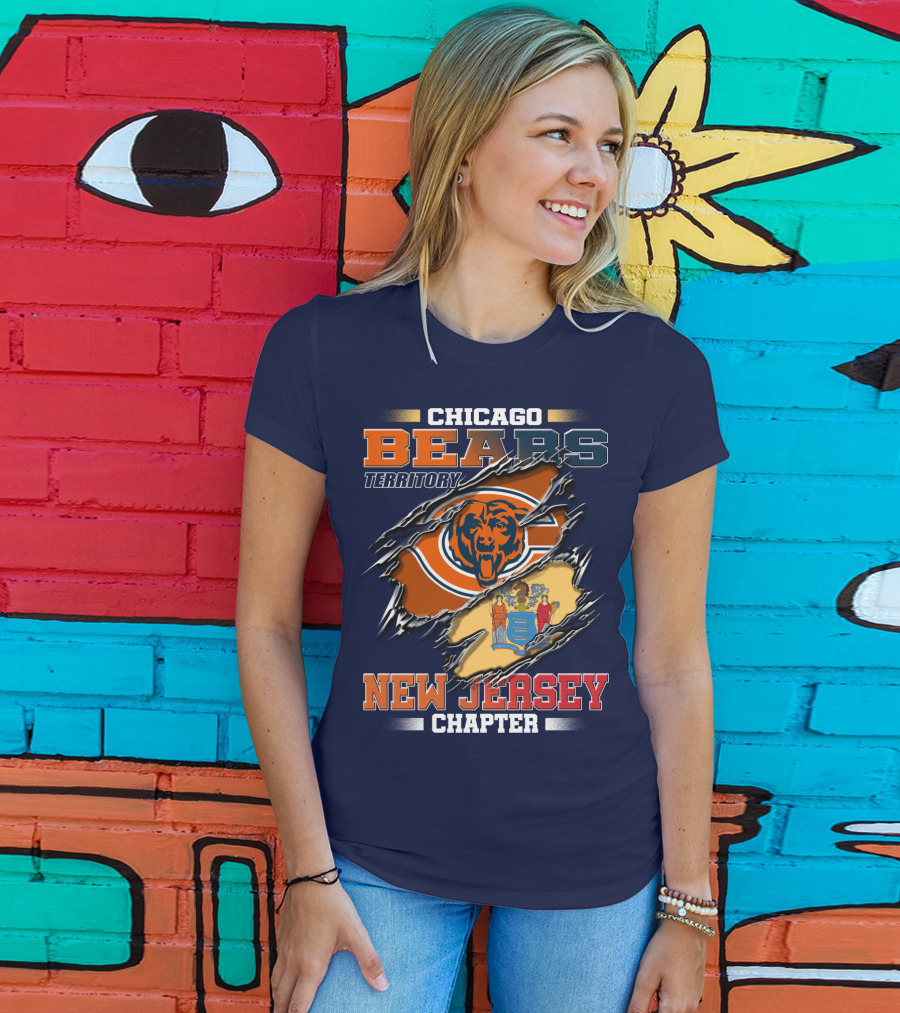 Chicago Bears Territory New Jersey Chapter T-Shirt