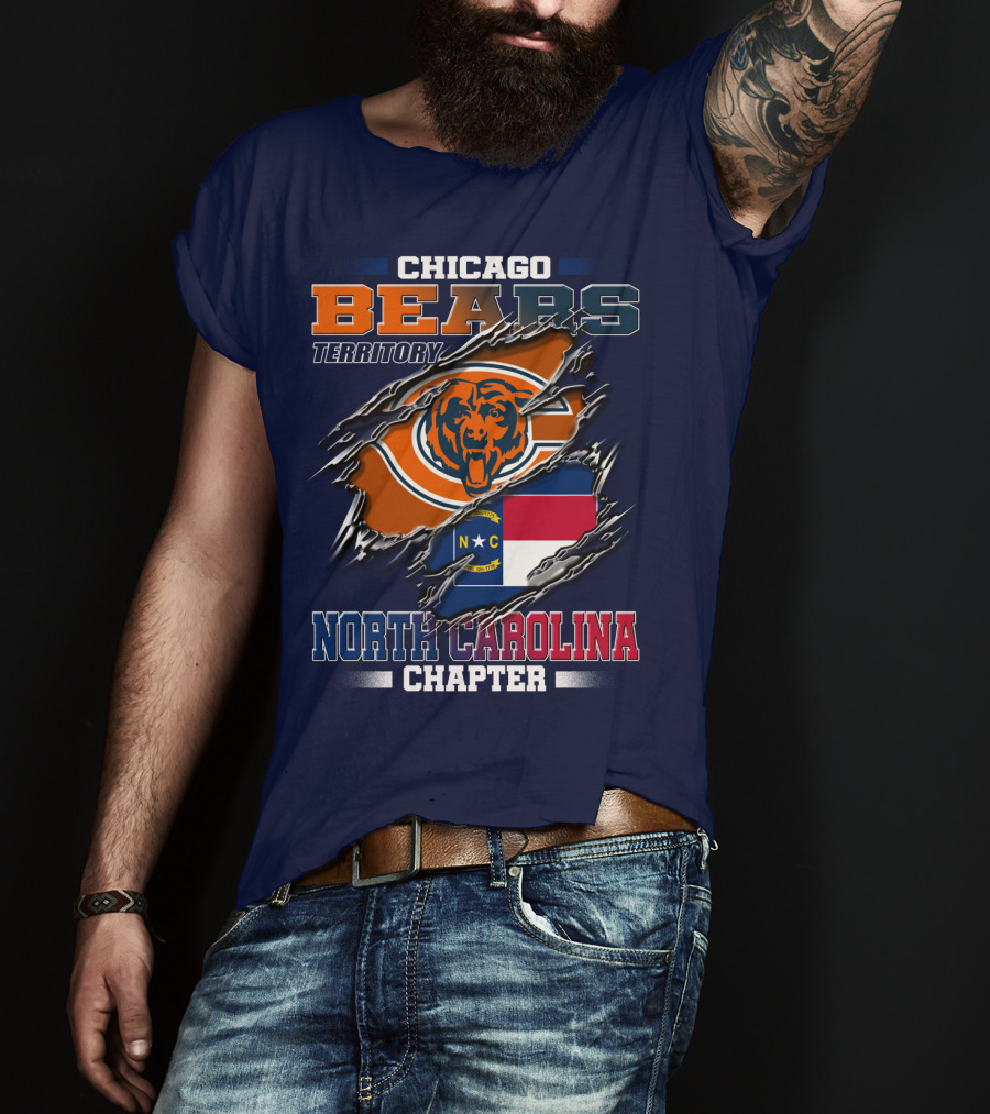Chicago Bears Territory North Carolina Chapter T-Shirt