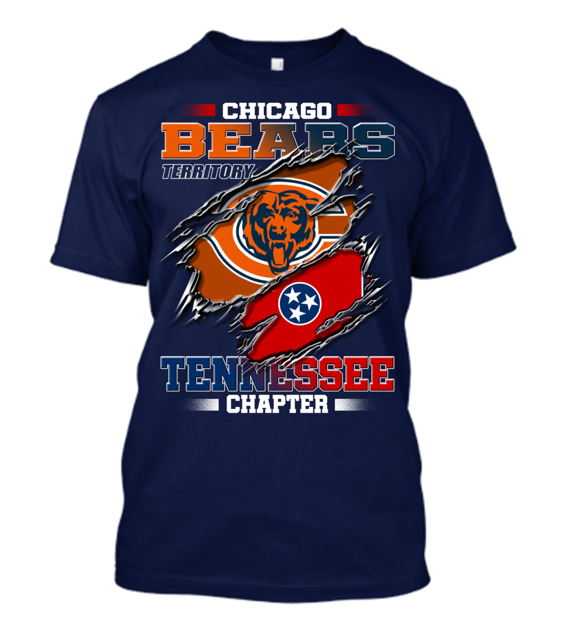 Chicago Bears Territory Tennessee Chapter T-Shirt