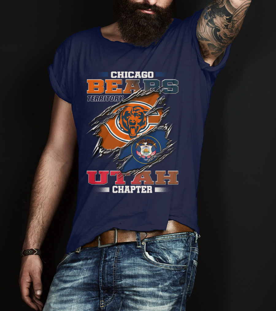 Chicago Bears Territory Utah Chapter T-Shirt