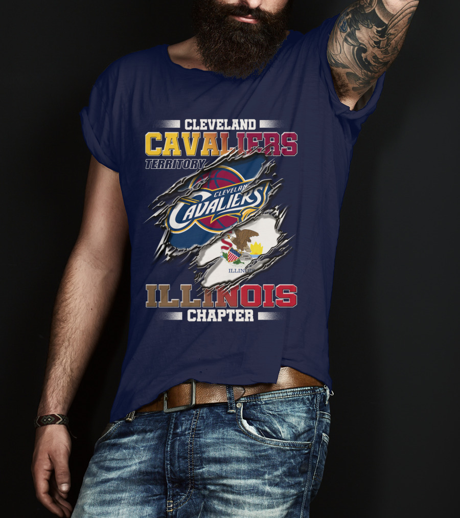 Cleveland Cavaliers Territory Illinois Chapter T-Shirt