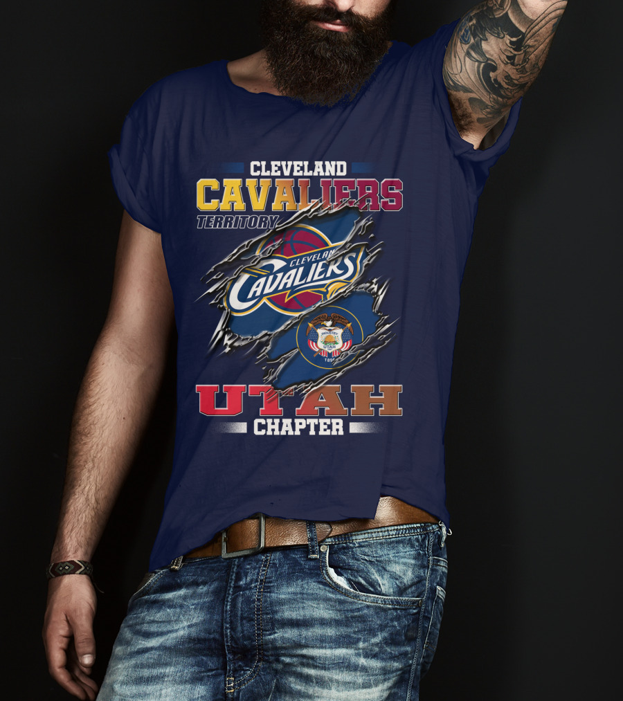 Cleveland Cavaliers Territory Utah Chapter NBA Fans 1896 T-Shirt