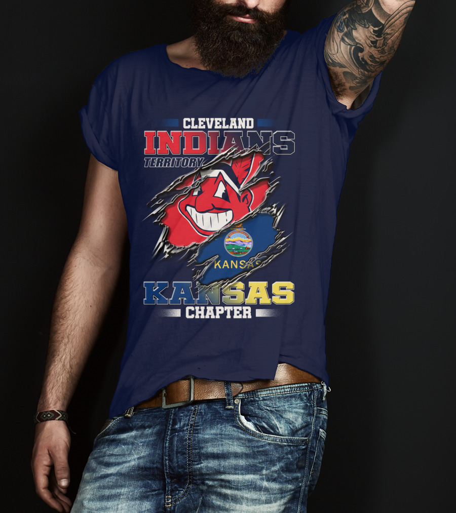 Cleveland Indians Territory Kansas Chapter T-Shirt