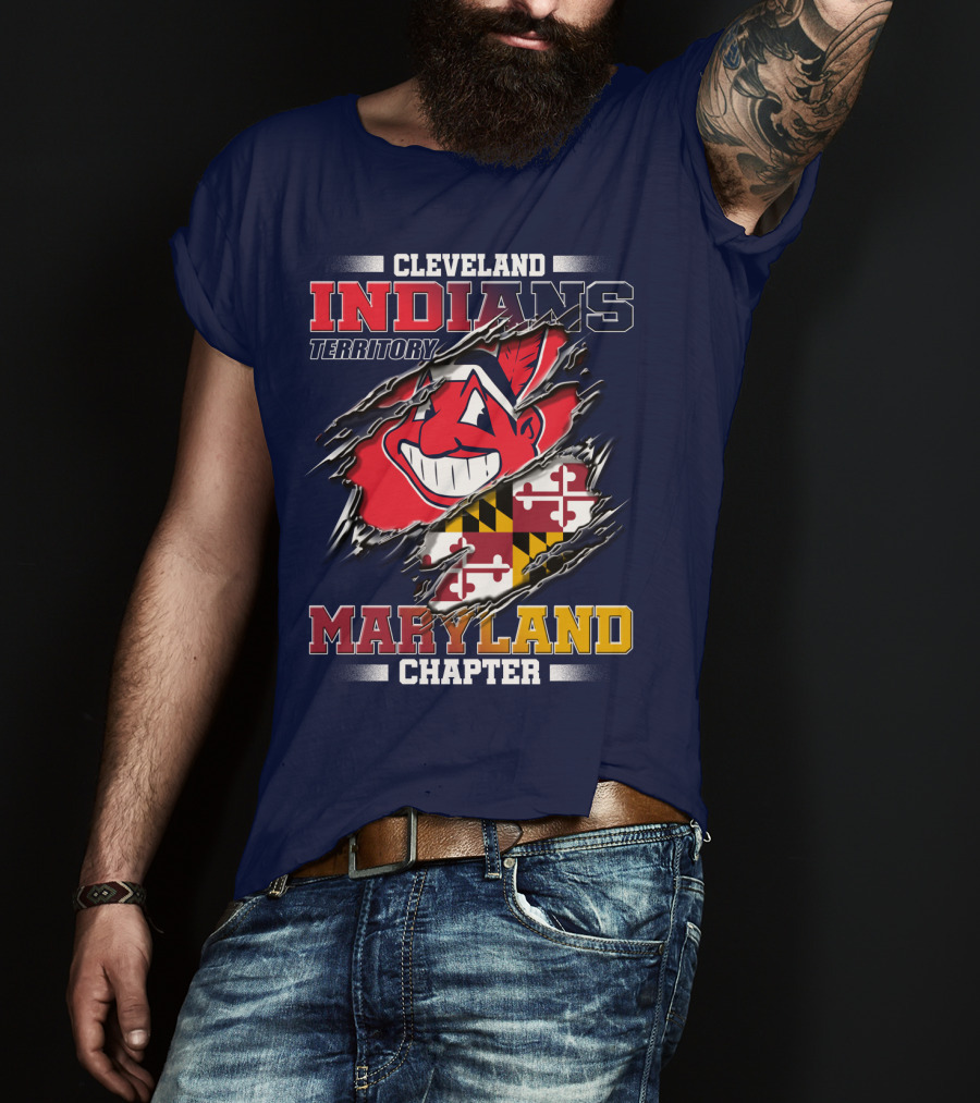 Cleveland Indians Territory Maryland Chapter T-Shirt