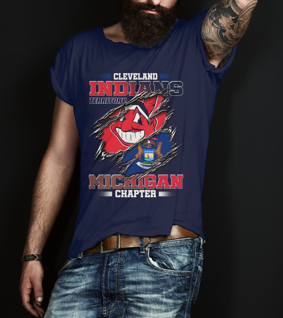 Cleveland Indians Territory Michigan Chapter T-Shirt