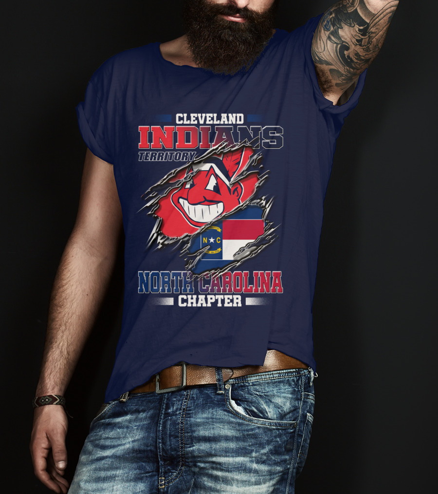 Cleveland Indians Territory North Carolina Chapter T-Shirt