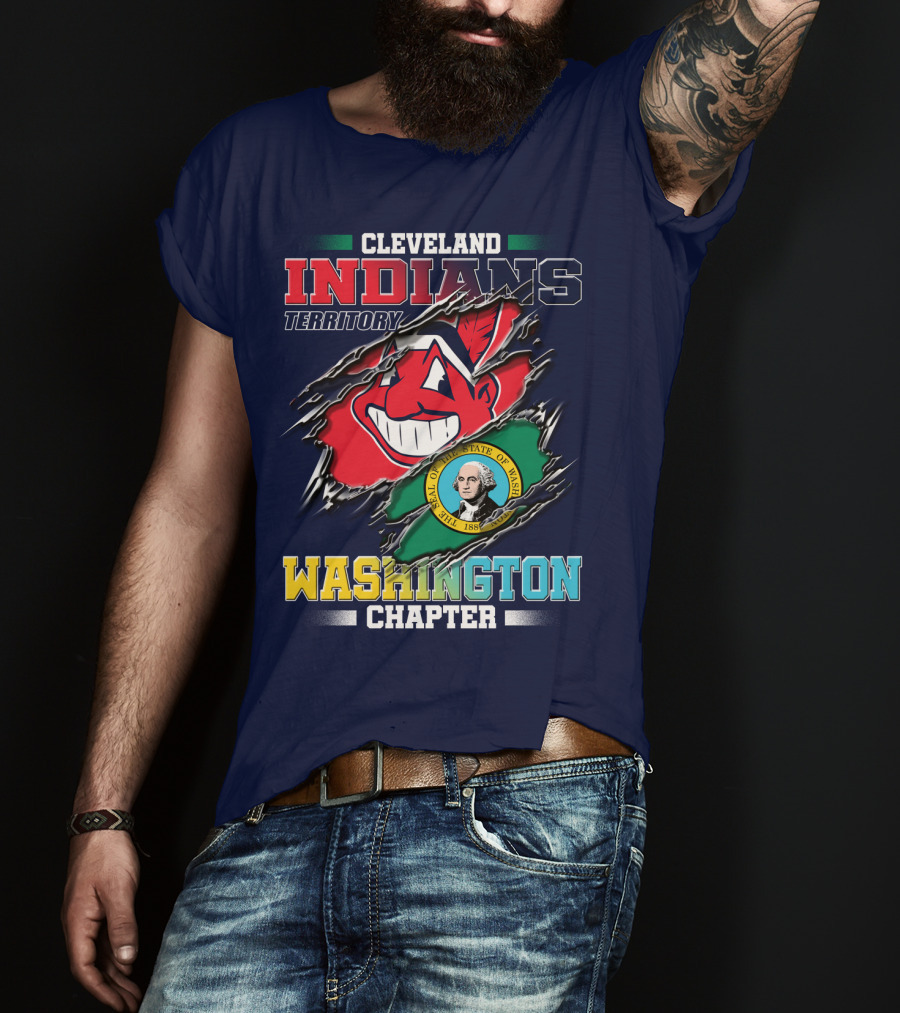 Cleveland Indians Territory Washington Chapter T-Shirt