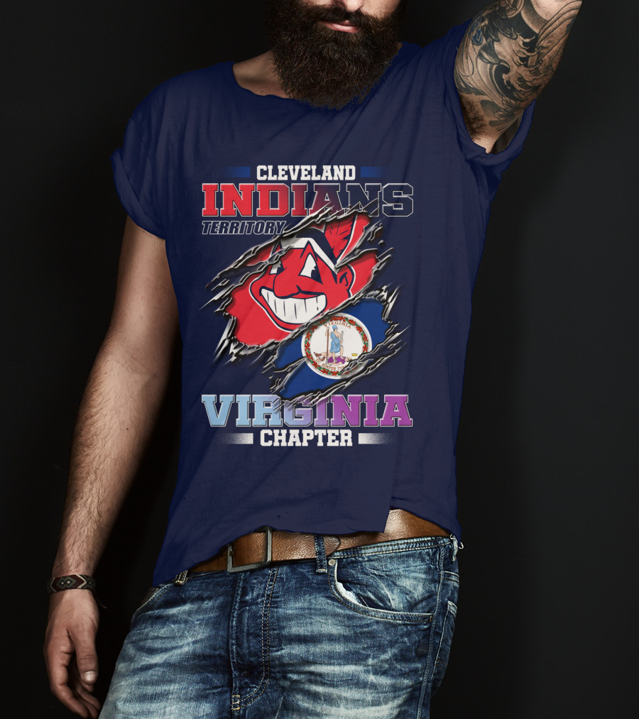 Cleveland Indians Territory Virginia Chapter T-Shirt