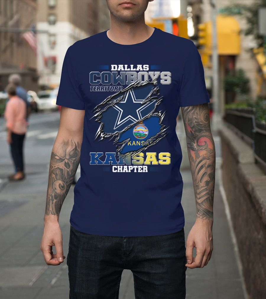 Dallas Cowboys Territory Kansas Chapter T-Shirt