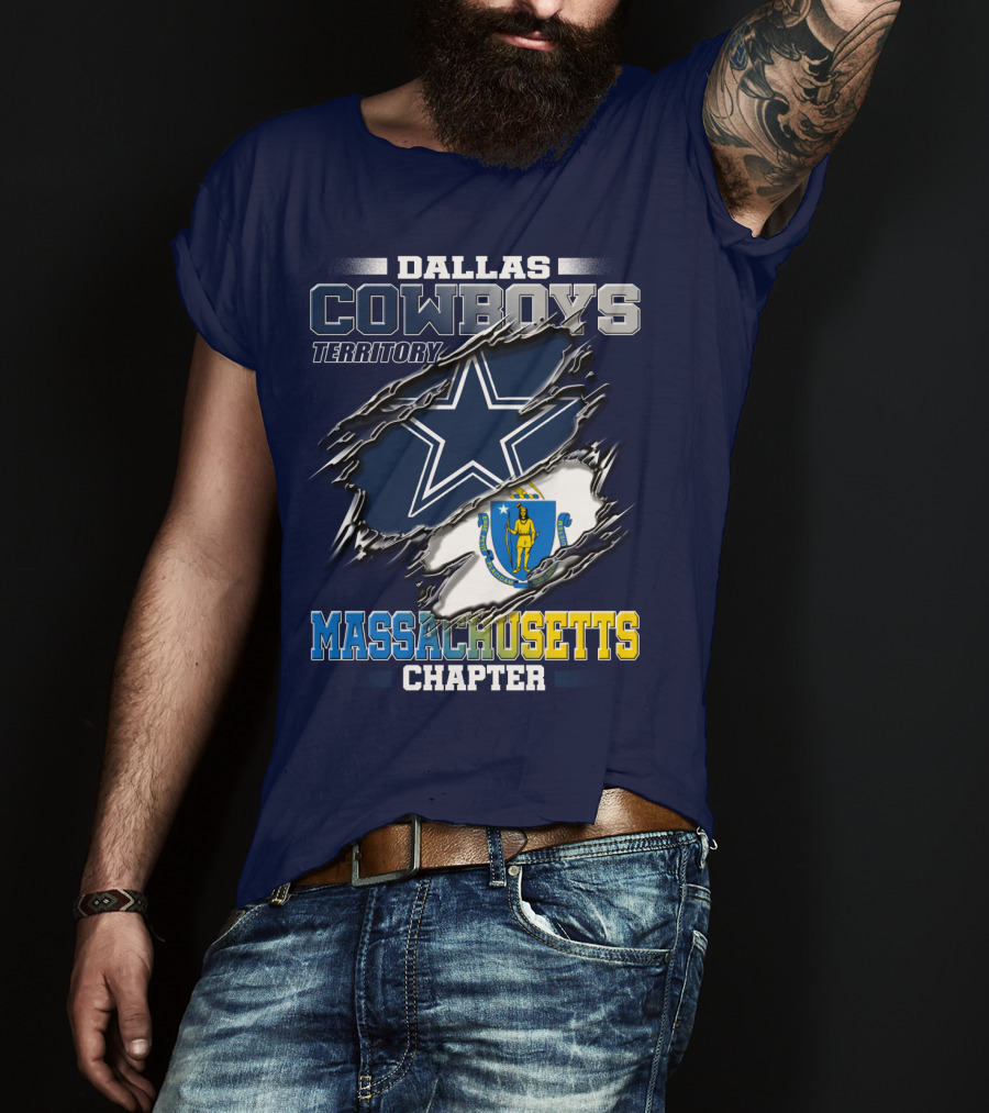 Dallas Cowboys Territory Massachusetts Chapter T-Shirt