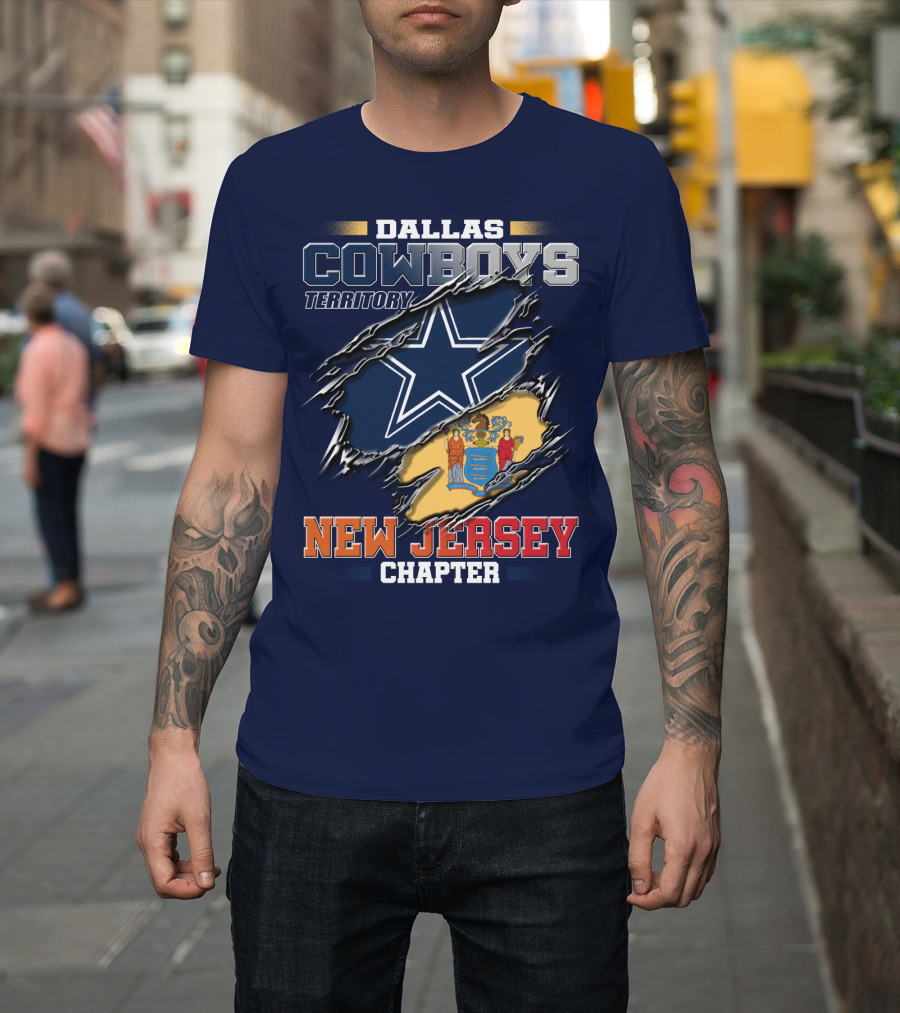 Dallas Cowboys Territory New Jersey Chapter T-Shirt