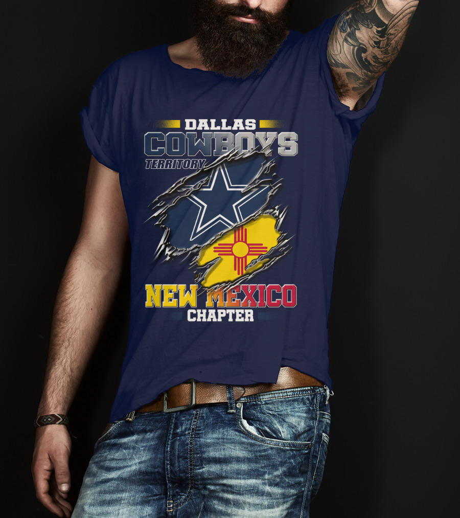 Dallas Cowboys Territory New Mexico Chapter T-Shirt