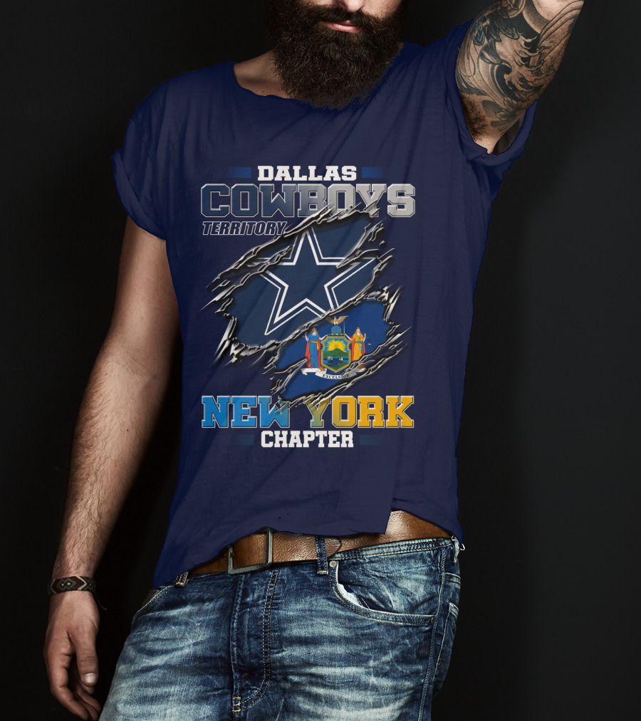 Dallas Cowboys Territory New York Chapter T-Shirt