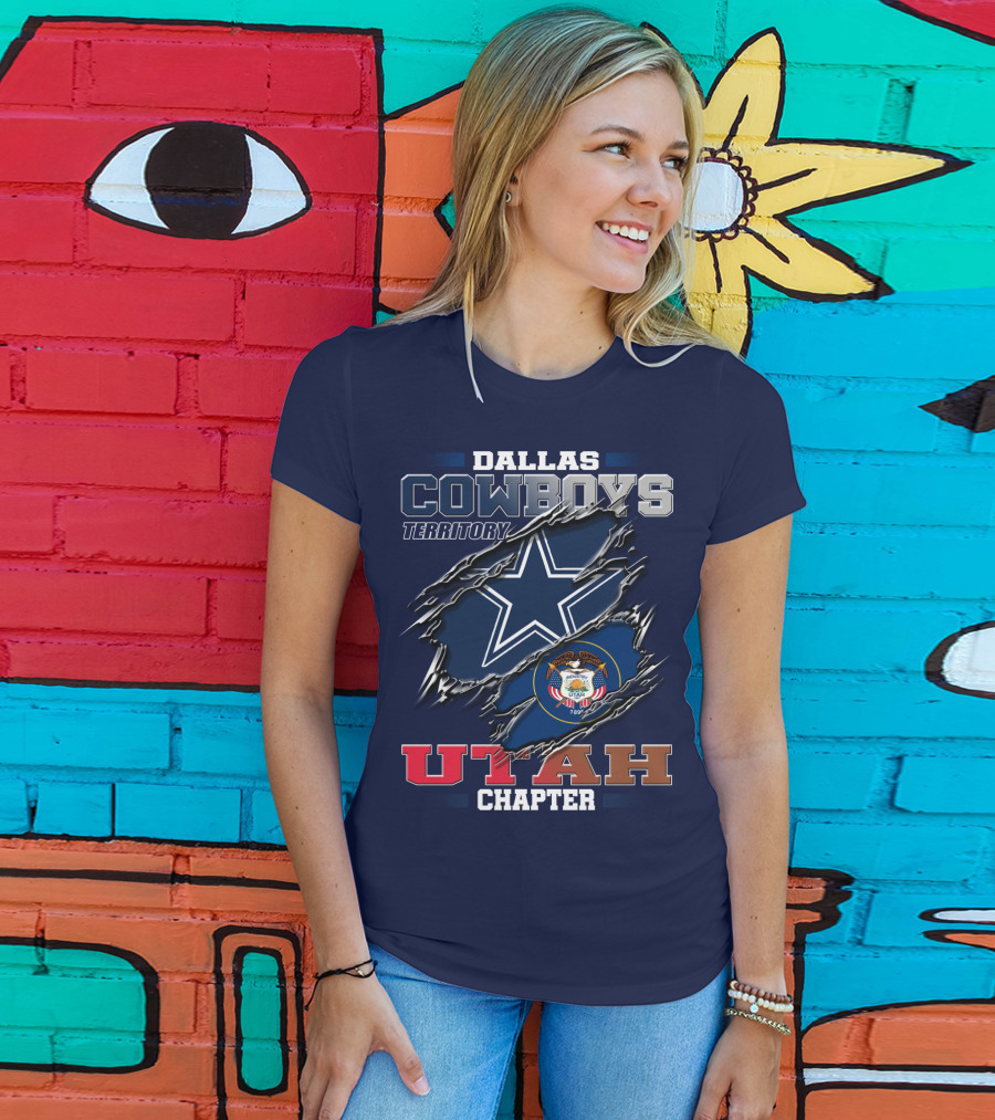 Dallas Cowboys Territory Utah Chapter T-Shirt