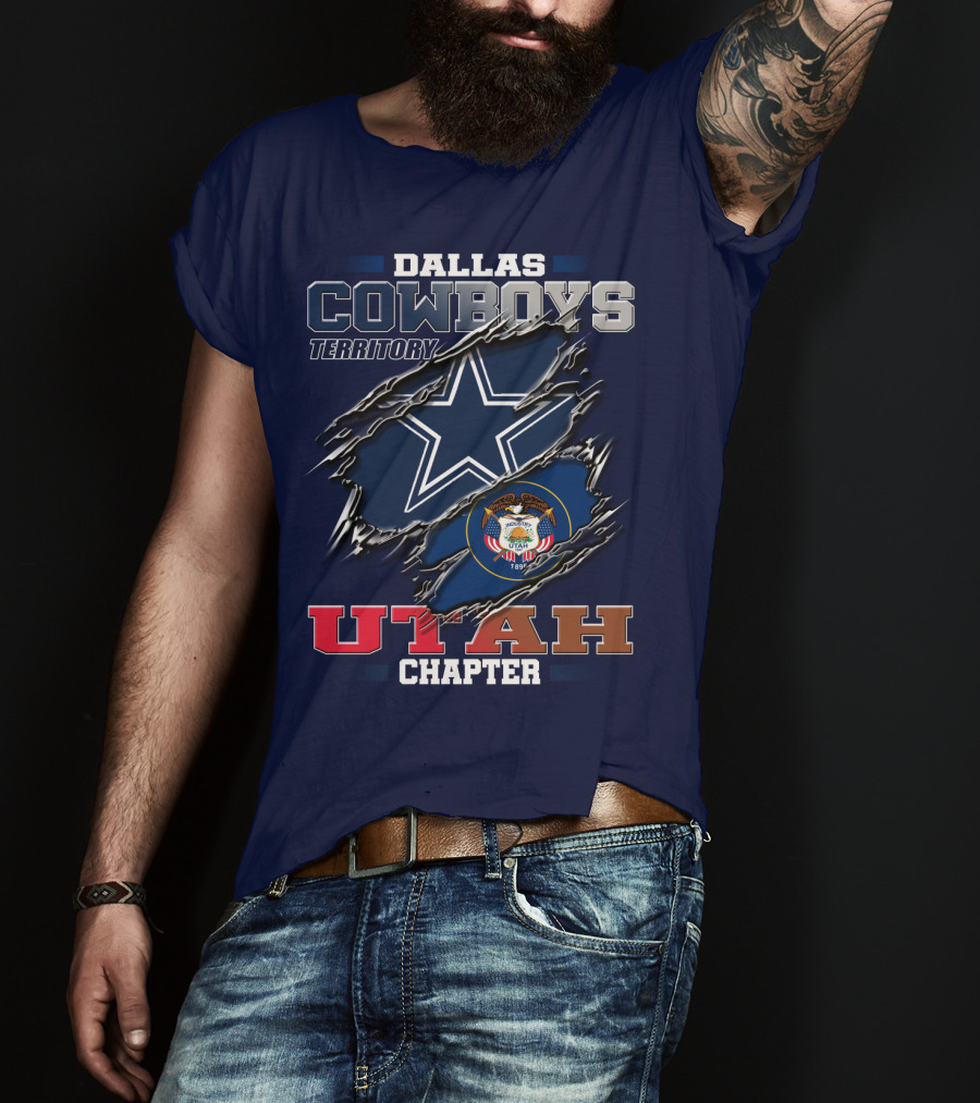 Dallas Cowboys Territory Utah Chapter T-Shirt