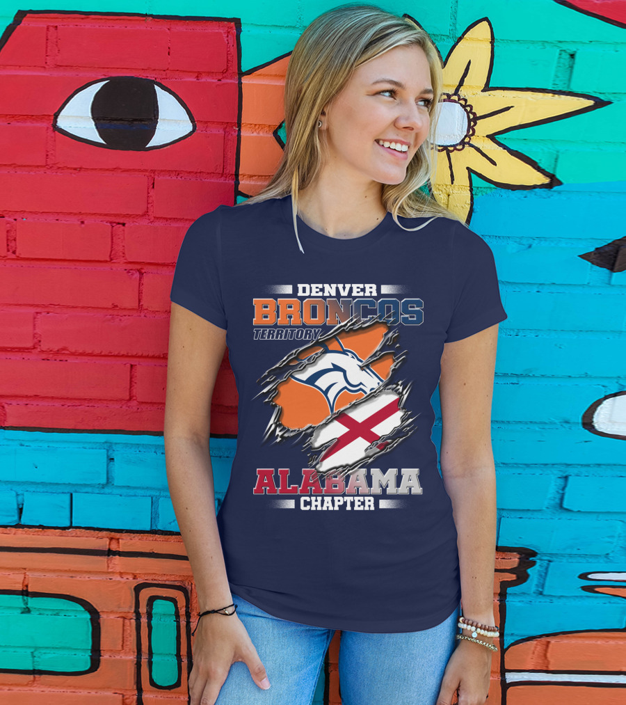 Denver Broncos Territory Alabama Chapter T-Shirt