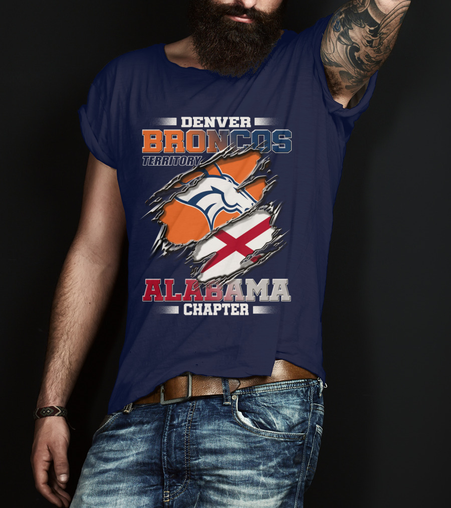 Denver Broncos Territory Alabama Chapter T-Shirt