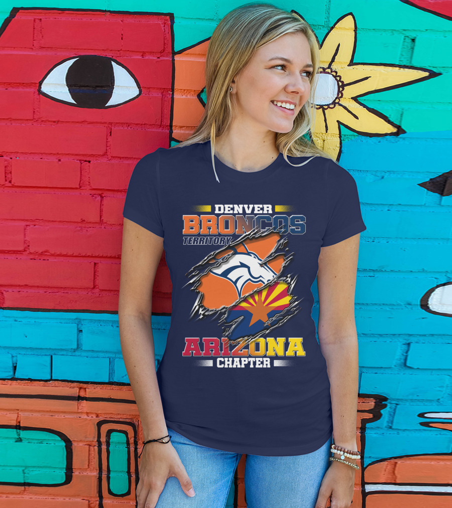 Denver Broncos Territory Arizona Chapter T-Shirt